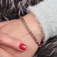  Gümüş Tasarım Zirkon Taşlı Sonsuzluk Model Trend Bayan Bileklik Takı