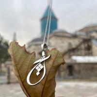 Gümüş Tasarım Hiç semazen sikke mevlana Bayan Kolye takı