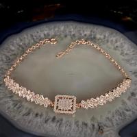 Gümüş Zirkon Baget Taşlı Model Trend Rosegold Bayan bileklik