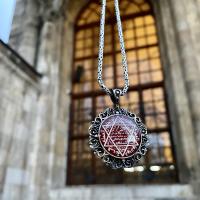 Gümüş Davut Yıldızı Süleyman Mührü Erkek Gümüş Kral Kolye Takı
