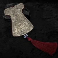 Gümüş Kaftan Figürlü Göz Boncuklu Hediyelik Duvar Aplik