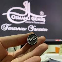 Gümüş Kemal Atatürk İmzalı Erkek Bayan Rozet Yaka İğnesi Takı
