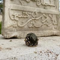 Gümüş Tasarım Davut Yıldızı Süleyman Mührü Erkek Yüzük Takı