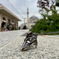 Ejderha kılıç figürlü Kapaklı Zihgir