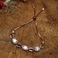 Gümüş baget zirkon Taşlı Rose model bayan Asansörlü Bileklik