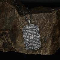 Gümüş tasarım Hilye-i Şerif Yemen Zırhı dualı trend erkek kolye takı
