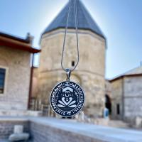 Gümüş tasarım Süleyman Mührü S.peker trend erkek madalyon kolye takı