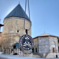 Gümüş tasarım Süleyman Mührü S.peker trend erkek madalyon kolye takı