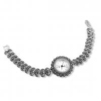 925 ayar gümüş El yapımı Tasarım margazit taşlı damla b Model trend aksesuar Bayan kol saat
